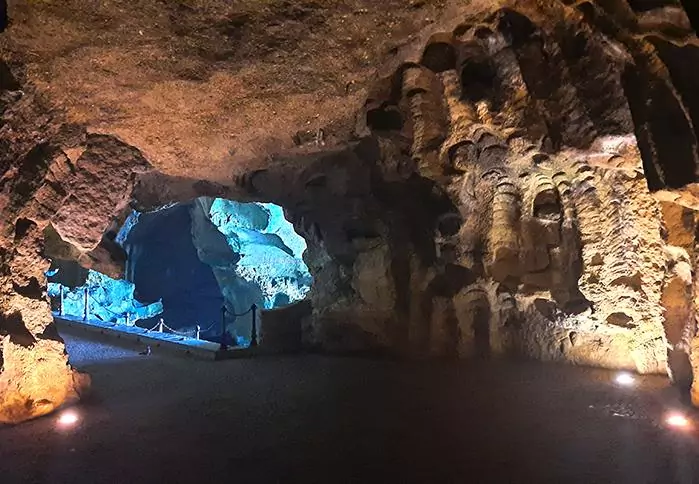 The caves Africa-shaped opening
